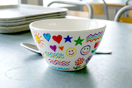 bol cantine - Soportes de cerámica para decorar – 10doigts.fr