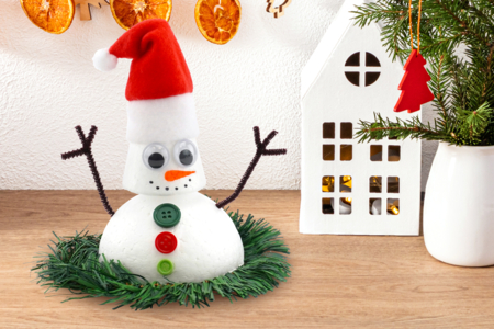 Gelato the Funny Snowman - 1 - Christmas Crafts - 10doigts.com - Christmas Crafts – 10doigts.fr