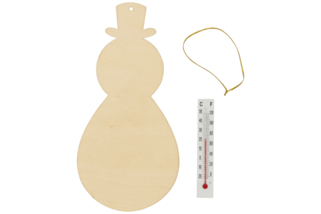 muñeco de nieve de madera - Kits creativos de Navidad para los niños – 10doigts.fr