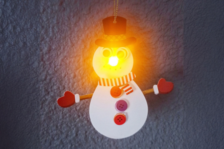 muñeco luminoso para árbol - Guirnaldas y colgantes de Navidad – 10doigts.fr