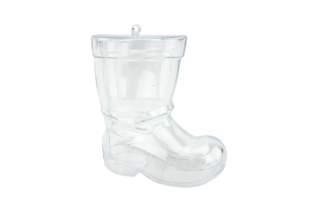 Botas de plástico transparente - 10 unidads - Formas a garnir - Plastique – 10doigts.fr
