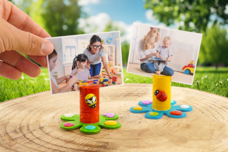tapón para foto - Manualidades y regalos para maestras, maestros,  niñeras... – 10doigts.fr