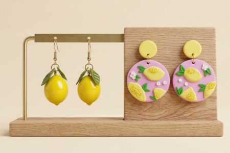 boucle fimo citron - Pasta Fimo a la unidad – 10doigts.fr
