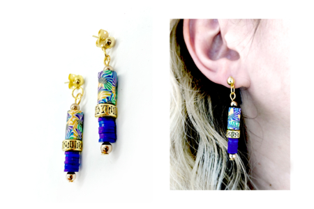 Earrings - 1 - Mother's Day Crafts - 10doigts.com - Mother's Day Crafts – 10doigts.fr