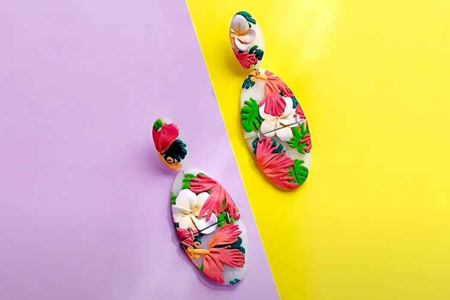 Tropical FIMO Earrings - 4 - Handicrafts for Creating Your Jewelry - 10doigts.com - !! Old tutorials to delete !! – 10doigts.fr