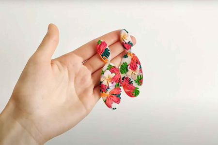 Tropical FIMO Earrings - 6 - Handicrafts for Creating Your Jewelry - 10doigts.com - !! Old tutorials to delete !! – 10doigts.fr