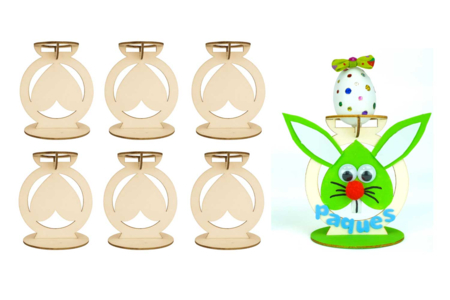 candelabro conejo corazón - Candelabros y portavelas – 10doigts.fr