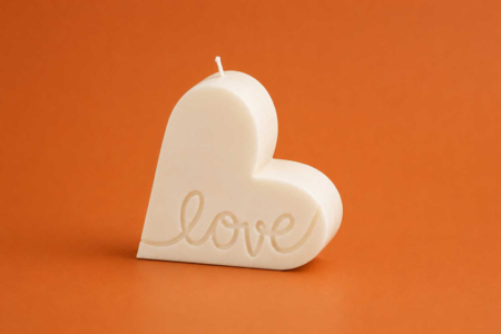 heart candle love - Candle Waxes – 10doigts.fr