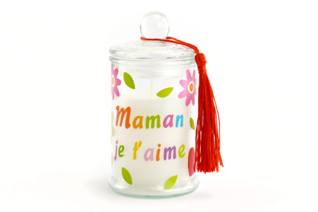 Scented Candle in a Glass Jar - 3 - Candle Holders and Lanterns - 10doigts.com - Candle Holders and Lanterns – 10doigts.fr