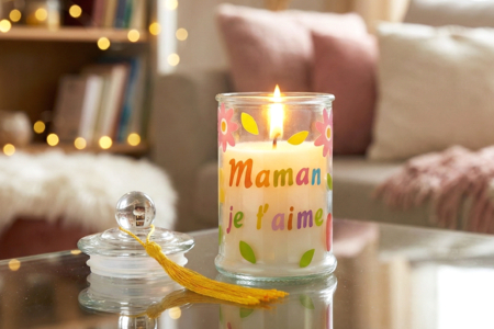 bougie idée cadeau fête des mères enfants - Mother's Day Crafts – 10doigts.fr
