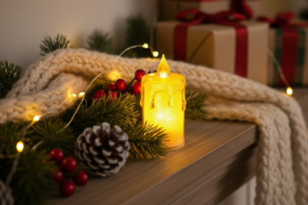 LED Electric Candle - 8 cm - 2 - Lighting Articles, String Lights and LED Candles - 10doigts.com - Lighting Articles, String Lights and LED Candles – 10doigts.fr