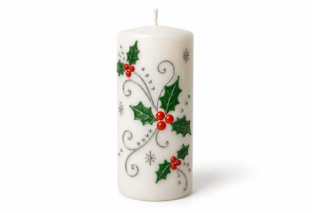 vela de Navidad Estilo cera líquida - Verde - Decoraciones Velas – 10doigts.fr