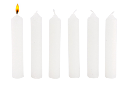 Candles - 6 pieces - 1 - Candle Waxes - 10doigts.com - Candle Waxes – 10doigts.fr