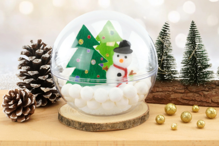 Large Transparent Plastic Ball for Display - Snow globe, Bell – 10doigts.fr