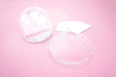 bola de nieve transparente - Bola de nieve, Campana – 10doigts.fr