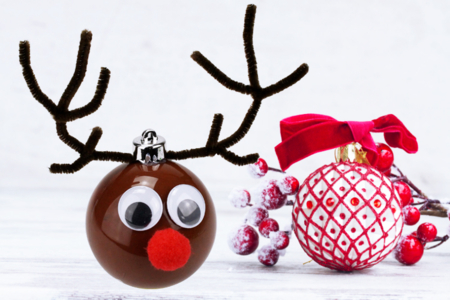 3-in-1 Balls, Transparent Plastic - 10 Pieces - DIY Christmas Ornaments – 10doigts.fr