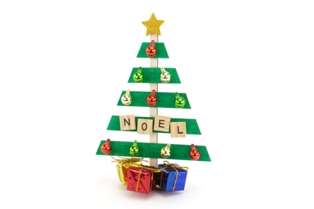 bola Miniatura para árbol de Navidad de madera - Cascabeles y campanitas – 10doigts.fr