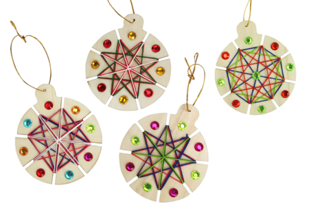 Weaving Christmas Balls Kit - 6 Pieces - 5 - Christmas Creative Kits for Children - 10doigts.com - Christmas Creative Kits for Children – 10doigts.fr