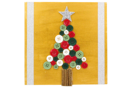Botones redondos de plástico colores de Navidad - Botones – 10doigts.fr