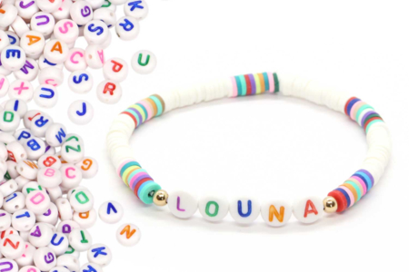 Name Bracelets - 1 - Handicrafts for Creating Your Jewelry - 10doigts.com - Handicrafts for Creating Your Jewelry – 10doigts.fr
