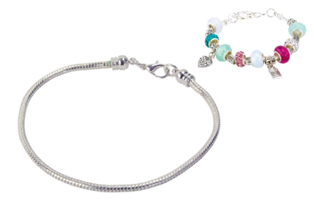 Metal Bracelet for Large Hole Beads - 1 - Bracelets - 10doigts.com - Bracelets – 10doigts.fr