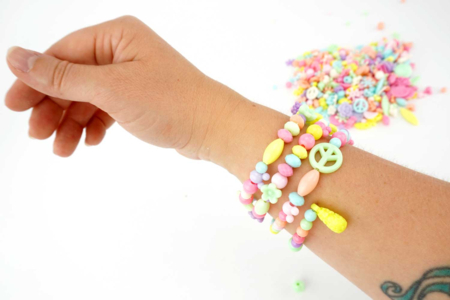 Plastic Bead Set - 350 Beads - 3 - Plastic Beads - 10doigts.com - Plastic Beads – 10doigts.fr