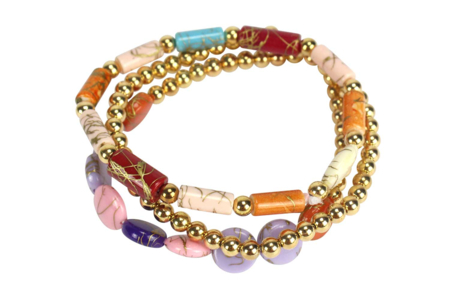 Splatter Beads - 70 beads - 2 - Acrylic Beads - 10doigts.com - Acrylic Beads – 10doigts.fr