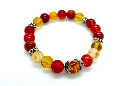 Cracked Glass Beads - 250 Beads - 5 - Glass Beads - 10doigts.com - Glass Beads – 10doigts.fr