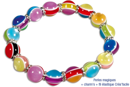 Pulseras de cuentas de agua - Manualidades día de la madre – 10doigts.fr
