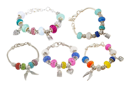 Metal Bracelet for Large Hole Beads - 2 - Bracelets - 10doigts.com - Bracelets – 10doigts.fr