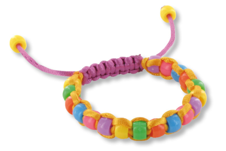 Shamballa Bracelets with Plastic Beads - 1 - Mother's Day Crafts - 10doigts.com - Mother's Day Crafts – 10doigts.fr