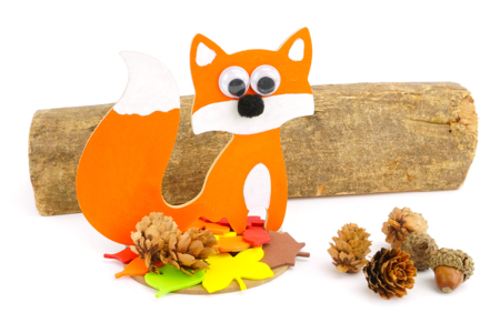 Bernard the Fox - 1 - Autumn Crafts - 10doigts.com - Autumn Crafts – 10doigts.fr