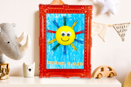 Hanging Sun Canvas - 2 - Summer Crafts - 10doigts.com - Summer Crafts – 10doigts.fr