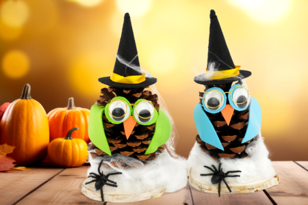 Mini Witch Hats - 6 Pieces - Halloween Creative Accessories – 10doigts.fr