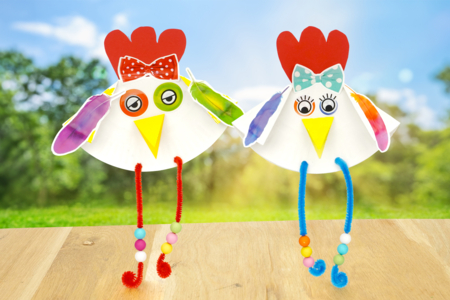 Easter Chickens with Paper Plates - 1 - DIY Easter Crafts - 10doigts.com - DIY Easter Crafts – 10doigts.fr