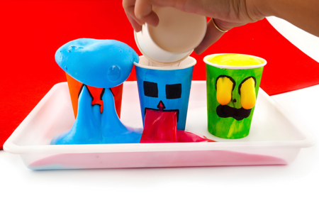 Manualidades Halloween Monstruos Vaso - Actividades manuales Halloween – 10doigts.fr