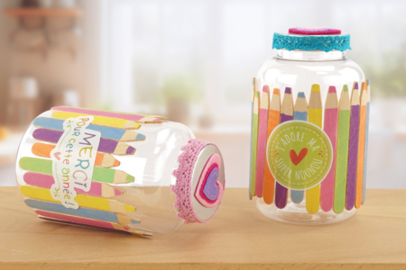 End of Year Gift: Candy Jar - 1 - Craft Activities for Teachers, ATSEM, AESH, Nannies... - 10doigts.com - Craft Activities for Teachers, ATSEM, AESH, Nannies... – 10doigts.fr