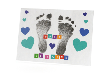 Footprint Frame - 2 - Father's Day Crafts - 10doigts.com - Father's Day Crafts – 10doigts.fr