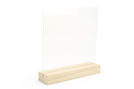 Acrylic Plaque Handprint Frame + Base - 15 cm - 4 - Wooden Photo Frames - 10doigts.com - Wooden Photo Frames – 10doigts.fr
