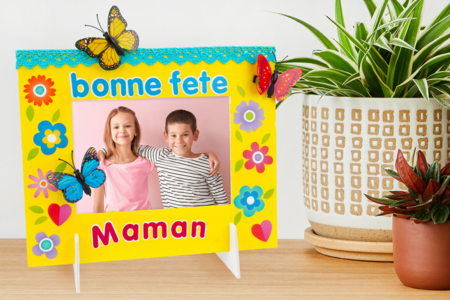 marco día de la madre niños regalo - Manualidades día de la madre – 10doigts.fr