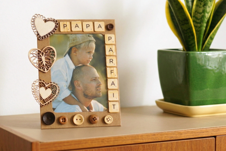 Marco regalo día del padre niños - Manualidades día del padre – 10doigts.fr