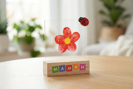 Flower Frame with Fingerprints - 1 - Mother's Day Crafts - 10doigts.com - Mother's Day Crafts – 10doigts.fr