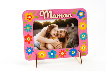 Wooden "Mom" Word - 4 Pieces - 2 - Raw Wood Decor - 10doigts.com - Raw Wood Decor – 10doigts.fr