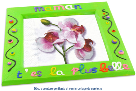 3D Decorative Frame or Tray - 0 - DIY Home Decor Crafts - 10doigts.com - Handicrafts Home Decor DIY – 10doigts.fr