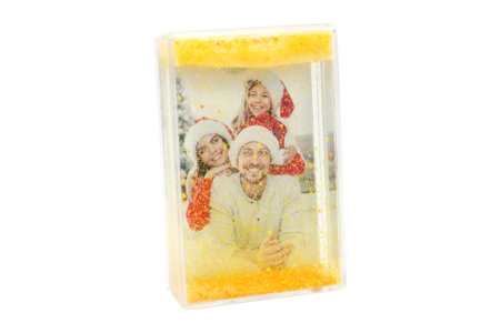 Glitter Frame to Shake - 5 - Snow globe, Bell - 10doigts.com - Snow globe, Bell – 10doigts.fr