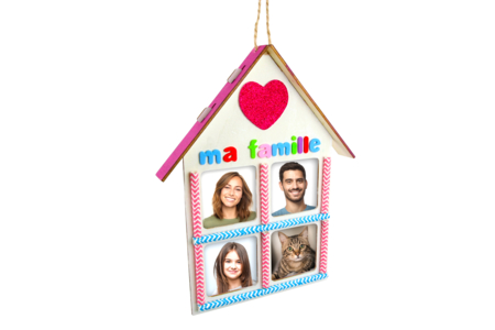 cadre photo lettres en mousse - Alphabet Stickers, Messages – 10doigts.fr