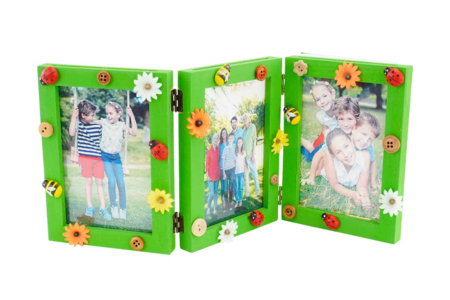 Double-Sided Wooden Triptych Frame - 3 - Wooden Photo Frames - 10doigts.com - Wooden Photo Frames – 10doigts.fr
