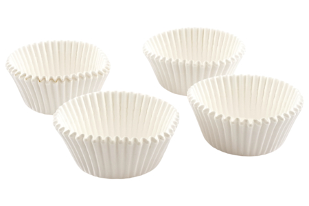 White Paper Cases - 100 Pieces - 1 - Paper Accessories - 10doigts.com - Paper Accessories – 10doigts.fr