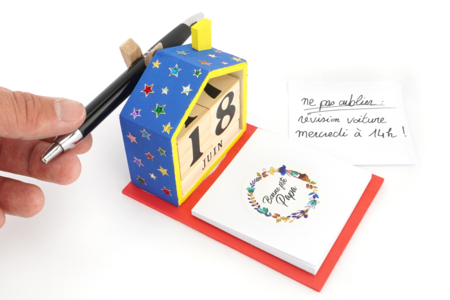 calendario regalo día de los padres niños - Manualidades día del padre – 10doigts.fr
