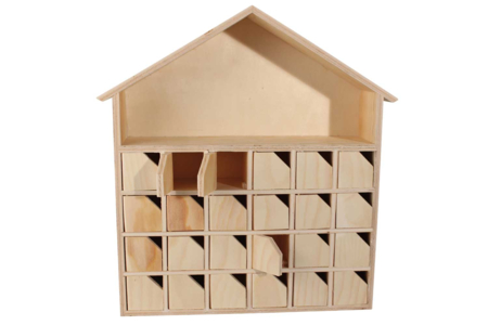 Wooden Advent Calendar House - 1 - Advent Calendars - 10doigts.com - Advent Calendars – 10doigts.fr